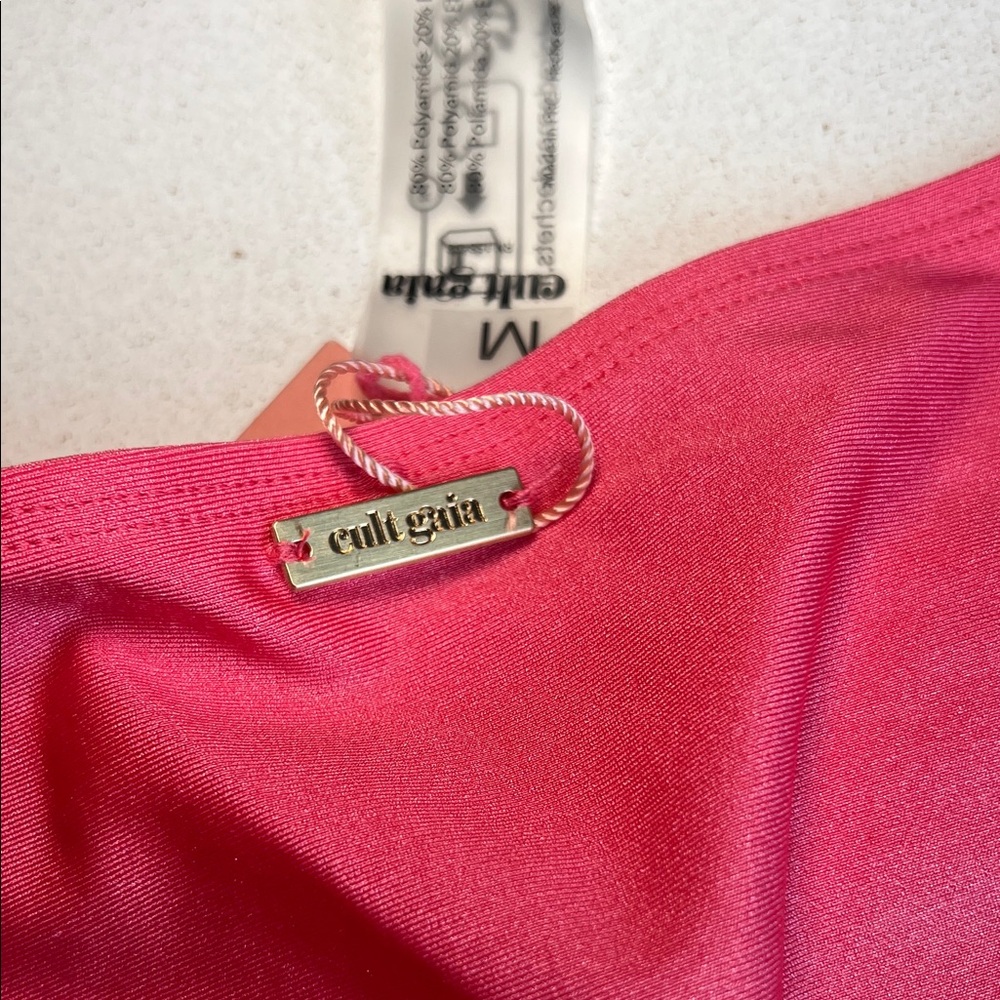 NWT Cult Gaia Pink Bikini Set - Picture 4 of 9